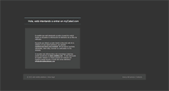 Desktop Screenshot of mycated.com